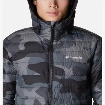 Куртка Чоловіча Columbia Powder Lite™ Hooded Insulated Jacket Camo/Blue 1693931-009