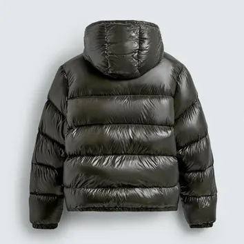 Пуховик чоловічий Zara Olive 3411-510-507