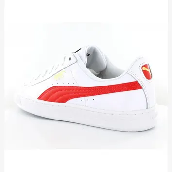 Кросівки Чоловічі Puma Basket White/Red 35436724