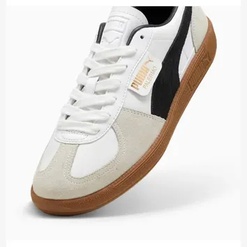 Кросівки Чоловічі Puma Palermo Leather White Vapor Grey Gum 396464-01