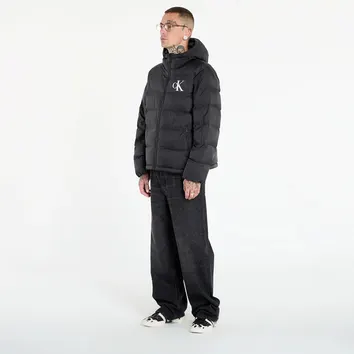 Куртка Чоловіча Calvin Klein Lightweight Nylon Hooded Puffer Jacket Black 4RG513G-UB1