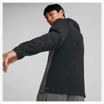 Куртка Чоловіча Puma Reflective Printed Woven Running Jacket Grey/Black 522409-15