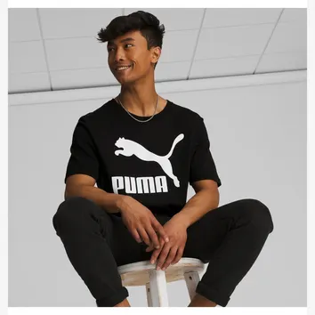 Футболка Чоловіча Puma Classics Logo Tee Black 533253-01