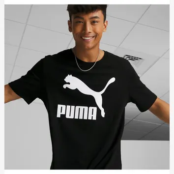 Футболка Чоловіча Puma Classics Logo Tee Black 533253-01