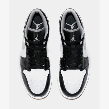 Кросівки Чоловічі Air Jordan 1 Low Black Medium Grey 553558-040