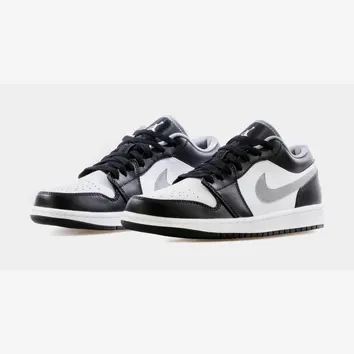 Кросівки Чоловічі Air Jordan 1 Low Black Medium Grey 553558-040