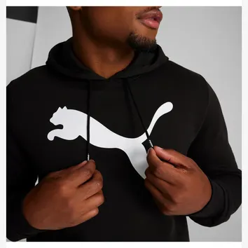 Спортивний костюм Чоловічий Puma Big Cat Logo Hoodie Black 672712-01&586714-01