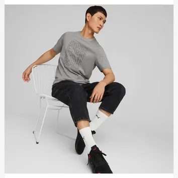 Футболка Мужская Puma Hc Graphic Grey 674474-03