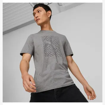 Футболка Мужская Puma Hc Graphic Grey 674474-03