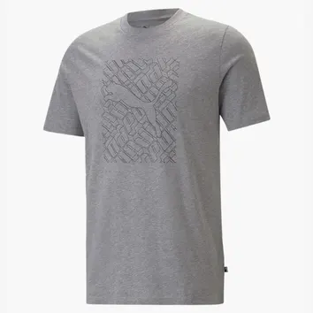 Футболка Мужская Puma Hc Graphic Grey 674474-03