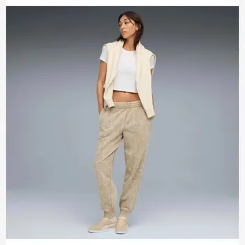 Спортивний костюм Жіночий Puma Elevated Essentials Beige 688104-55__688103-55