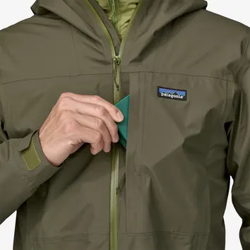 Куртка Чоловіча Patagonia Boulder Fork Rain Jacket Black 85140-BLK