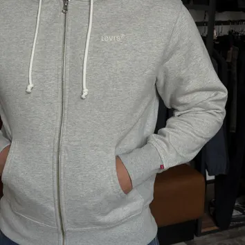 Світшот Чоловічий Levi's Authentic Full Zip Sweatshirt Grey A92650001