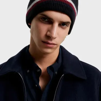Шапка Чоловіча Tommy Hilfiger Corp Love Beanie AM0AM12751-BDS