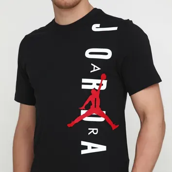 Футболка Чоловіча Jordan Jsw Tee Hybrid Vertical Black BV0086-010