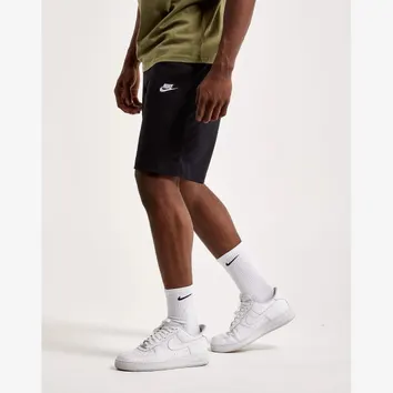 Шорти Чоловічі Nike Club Fleece Shorts Black/White BV2772-010
