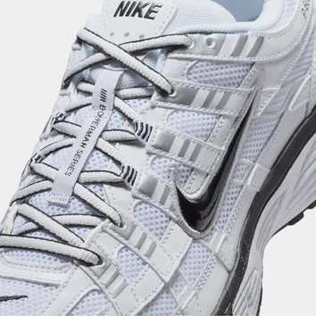 Кросівки Чоловічі Nike P-6000 White Metallic Silver Black CD6404-107
