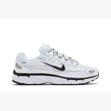 Кросівки Чоловічі Nike P-6000 White Metallic Silver Black CD6404-107