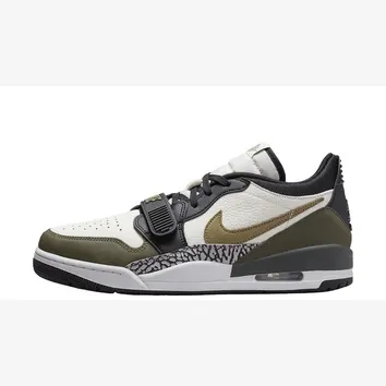 Кросівки Чоловічі Air Jordan Legacy 312 Low Sail/Black/Wolf Grey/Medium Olive CD7069-120