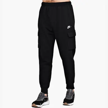 Штани Чоловічі Nike Sportswear Club French Terry Cargo Pants Black CZ9954-010