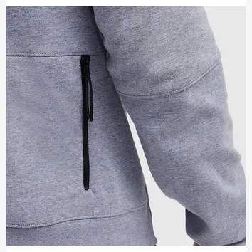 Світшот Чоловічий Nike Tech Fleece Crew Grey/Black DD5257-002