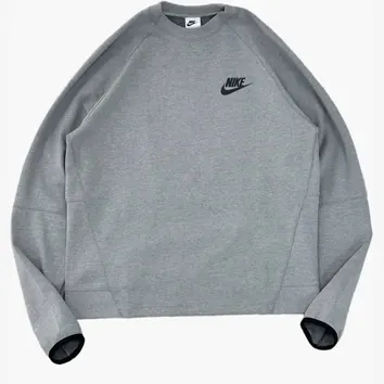 Світшот Чоловічий Nike Tech Fleece Crew Grey/Black DD5257-002