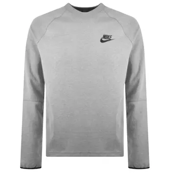 Світшот Чоловічий Nike Tech Fleece Crew Grey/Black DD5257-002