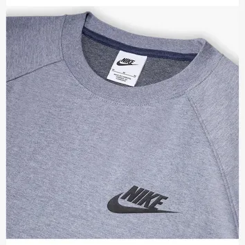 Світшот Чоловічий Nike Tech Fleece Crew Grey/Black DD5257-002