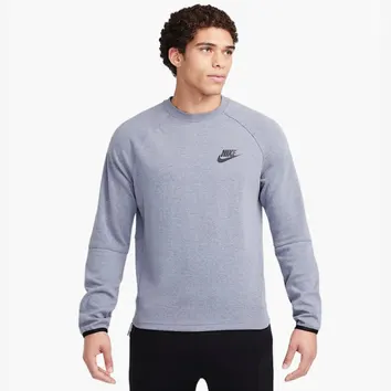 Лонгслів Чоловічий Nike NSW Tech Fleece Crew Grey DD5257-451