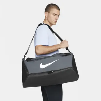 Nike Brasilia 9.5 Training Duffel Iron Grey/Black/White DH7710-068