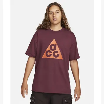 Футболка Чоловіча Nike ACG Tee Bordo Logo DJ3644-681