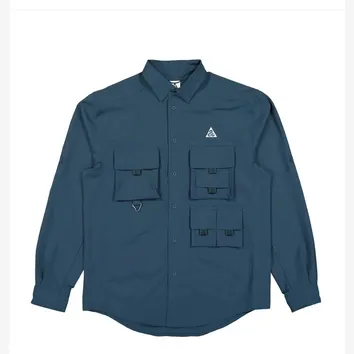 Сорочка Чоловіча Nike ACG Dri-FIT UV Devastation Trail Top Thunder Blue/Summit White DN3936-437