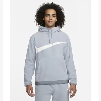 Худі Чоловіче Nike Club Fleece+ Winterized Pullover Hoodie Particle Grey/Smoke Grey DQ4896-073