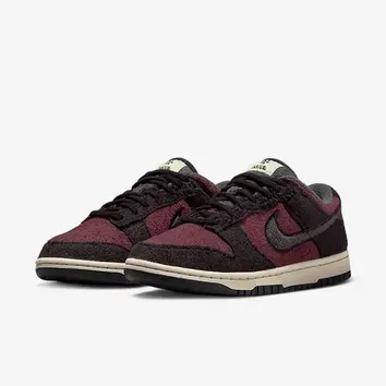 Кросівки Чоловічі Nike Dunk Low SE Fleece Burgundy Crush DQ7579-600