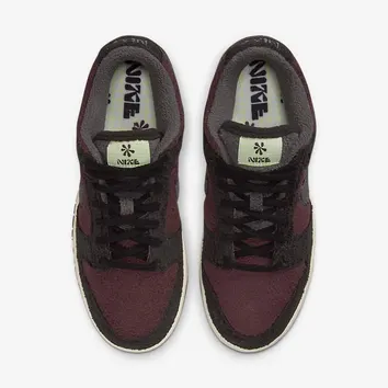 Кросівки Чоловічі Nike Dunk Low SE Fleece Burgundy Crush DQ7579-600