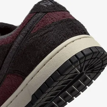 Кросівки Чоловічі Nike Dunk Low SE Fleece Burgundy Crush DQ7579-600