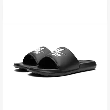 Капці Чоловічі Nike Victori One Slide Black White DR2018-001
