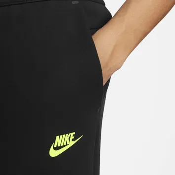 Штани Чоловічі Nike Tech Fleece Joggers Black/Volt DV0538-010
