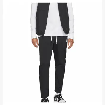 Штани Чоловічі Nike Club Woven Tapered-Leg Pant Black/White DX0623-010