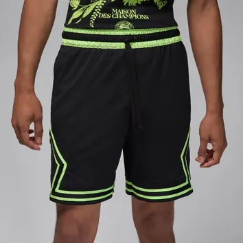 Шорти Чоловічі Jordan Dri-FIT Sport Diamond Shorts Black/Volt Glow/Black DX1487-016