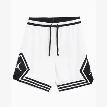Шорти Чоловічі Jordan Dri-FIT Sport Diamond Shorts White/Black/White/White DX1487-100