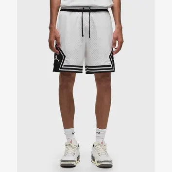 Шорти Чоловічі Jordan Dri-FIT Sport Diamond Shorts White/Black/White/White DX1487-100