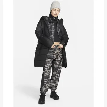Куртка Жіноча Nike Sportswear Swoosh Parka Black DX1798-010