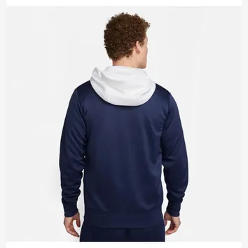 Худі Nike Sportswear Repeat Full-Zip Hoodie Blue/White DX2025-411