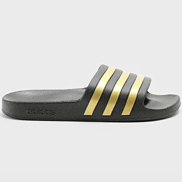 Капці Чоловічі adidas Adilette Aqua Black Gold Metallic EG1758