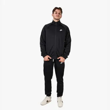Спортивний костюм Чоловічий Nike Club Men's Poly-Knit Tracksuit Black/White FB7351-010