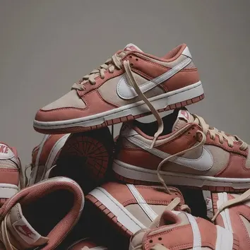 Кросівки Чоловічі Nike Dunk Low Retro PRM Red Stardust/Summit White FB8895-601