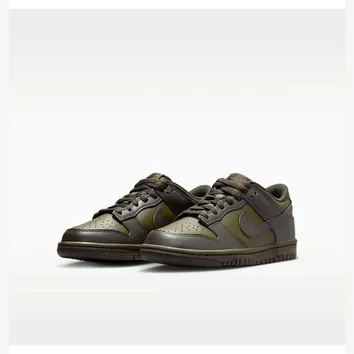 Кросівки Чоловічі Nike Dunk Low GS Cargo Khaki/University Red-Sequoia FB9109-302