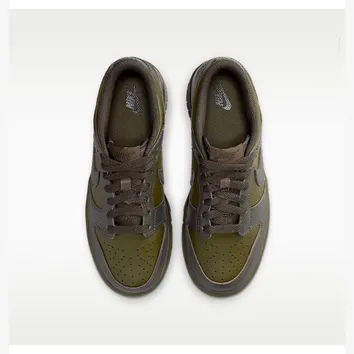 Кросівки Чоловічі Nike Dunk Low GS Cargo Khaki/University Red-Sequoia FB9109-302
