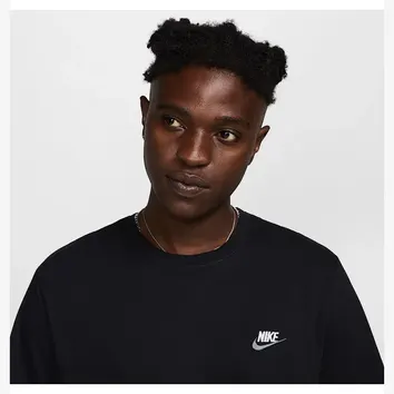 Футболка Чоловіча Nike Sportswear Club Tee Black/Cool Grey/White FD1184-013